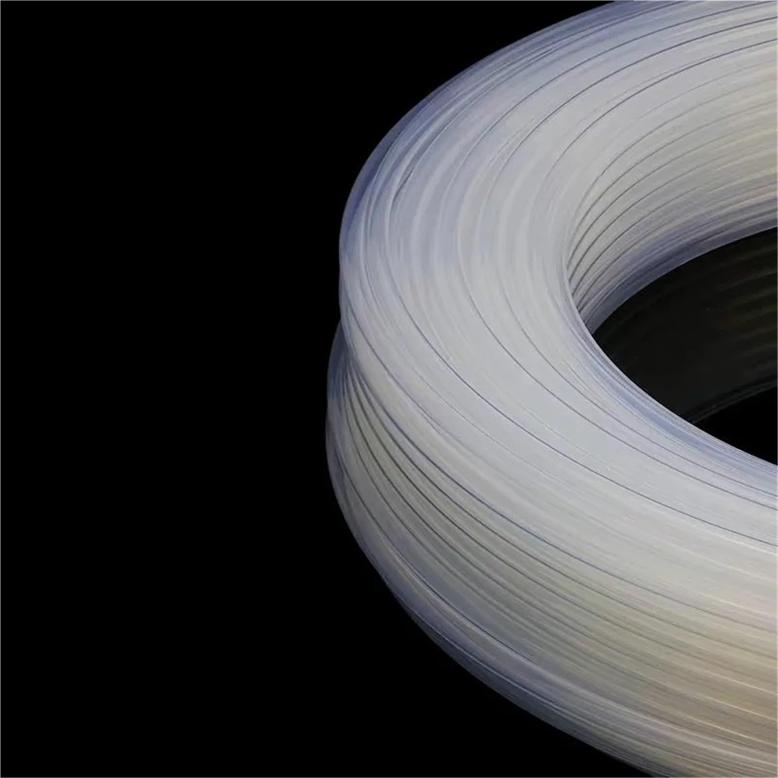 PTFE Tubo Garganta del extrusor con cabezal en J de 10 metros for filamento(Clear,ID4MM-OD6MM_10M)