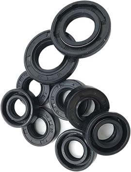 NBR Shaft Oil Seal TC-25 * 32 * 33 * 34 * 35 * 36 * 37 * 38 * 40 * 42 * 43 * 45 * 47 * 48 * 50 * 52 * 55 * 60 * 62 * 72 * 4/5/6/7/8/9/10/12/15 Double lip spring rotary Size 25x34x6mm 2pcs