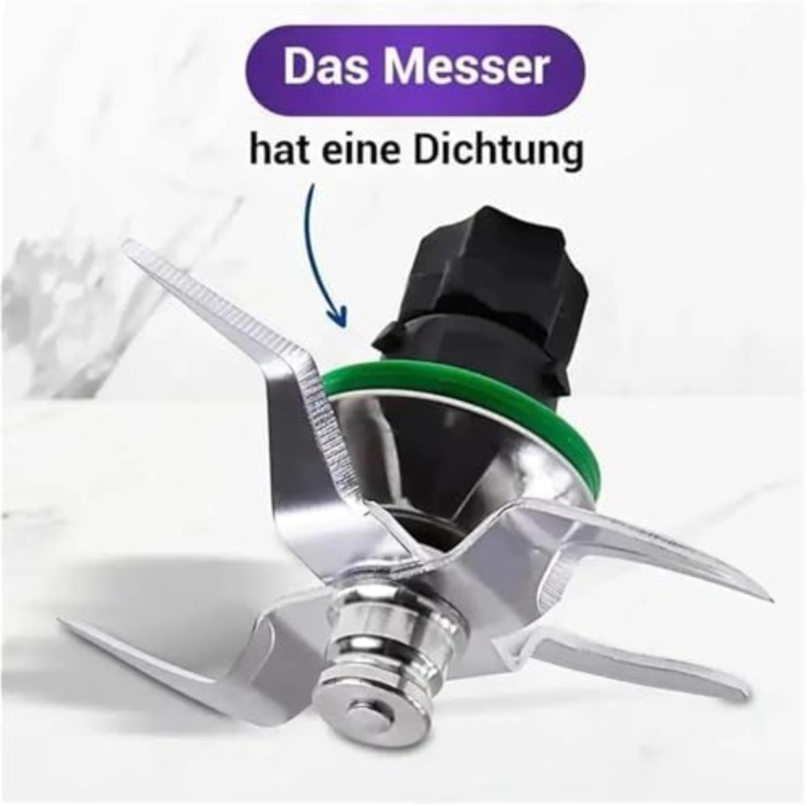 für Mixer, Passend für Blade Kit, für Blades Cooking Mixed Knife Replacement, Passend für Thermomix, für Tm5 Tm6, für Mixer Klingenersatz