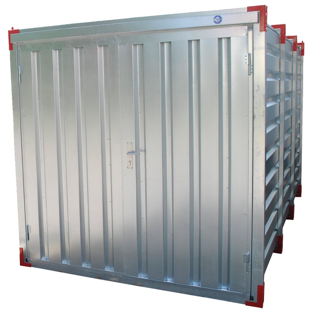 Baucontainer Garage Container Lagercontainer Gerätecontainer Blechcontainer mit TÜV Größe (S) 3m x 2,2m x 2,2m
