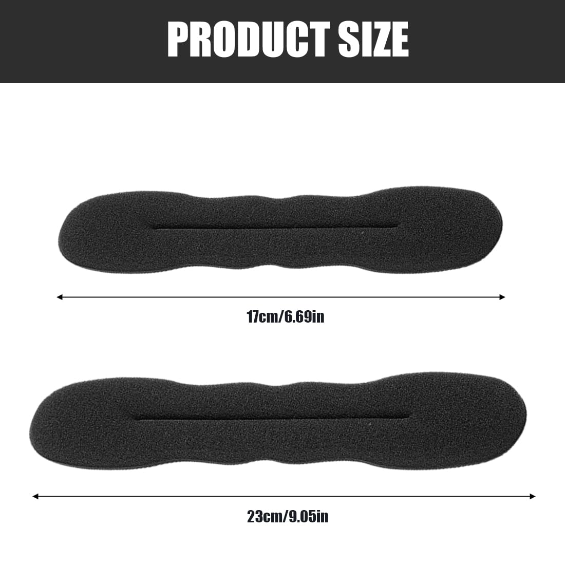 4 Pezzi Chignon per Ciambella, Spugna Clip Twist Curler Chignon, Facili e Veloci per Capelli con Accessori in Spugna, per Bambine e Donne, per Bambine e Donne