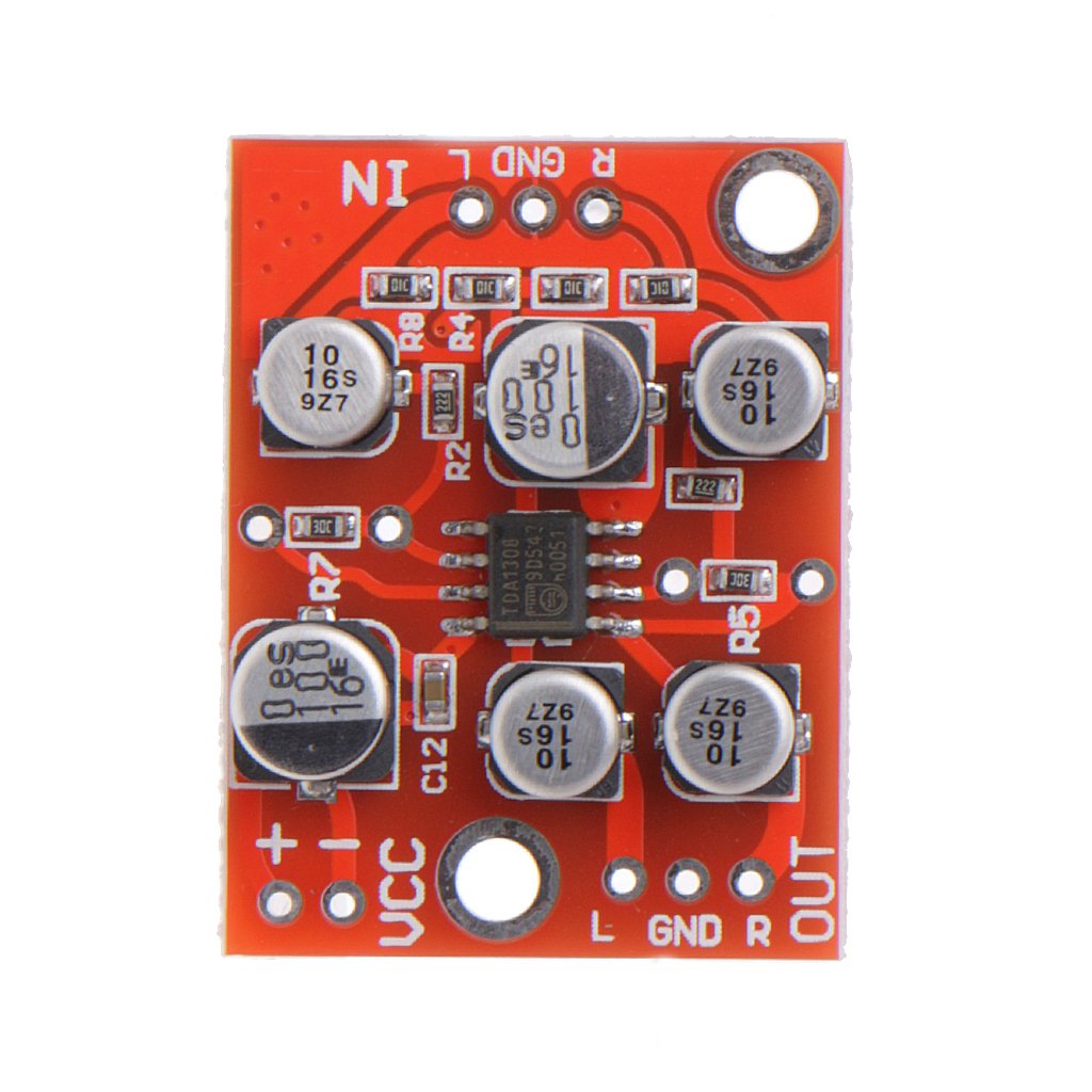 LGQing DC 5V-15V 12V AD828 Stereo Preamp Power Amplifier Board Preamplifier Module