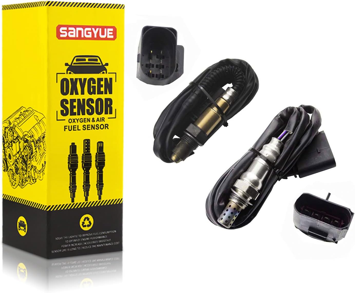 2X Oxygen Sensor 1 & 2 for 2001 2002 2003 2004 2005 Audi A4 Quattro 1.8L Upstream + Downstream