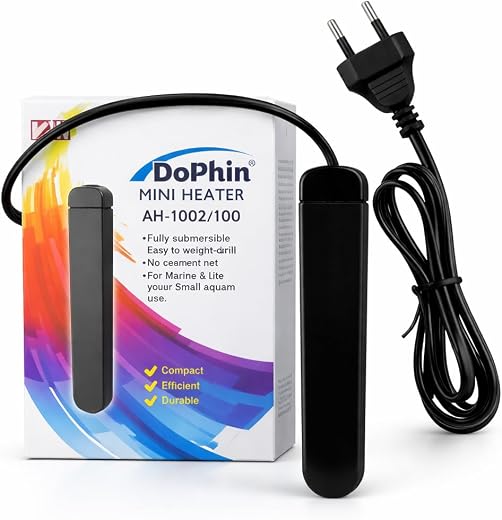 MECOMMERCE Mini Aquarium Heater AH-1002 (10W) Limited Edition | Fully Submersible Automatic Heater for Small Fish Tanks | ...