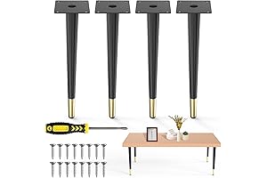 L'aimefois 10 inch Furniture Legs: Elevate & Enhance Your Decor