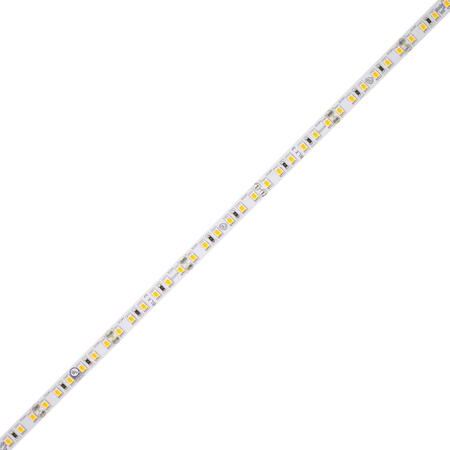 Diode LED Blaze X 300 Series 16.4ft Spool LED Tape Light, 4.3W/ft, 12V or 24V, 2700K/3000K/3500K/4000K/5000K, Premium Quality and Efficacy, Dimmable, 95+ CRI, Title 24 Compliant (24V - 2700K)