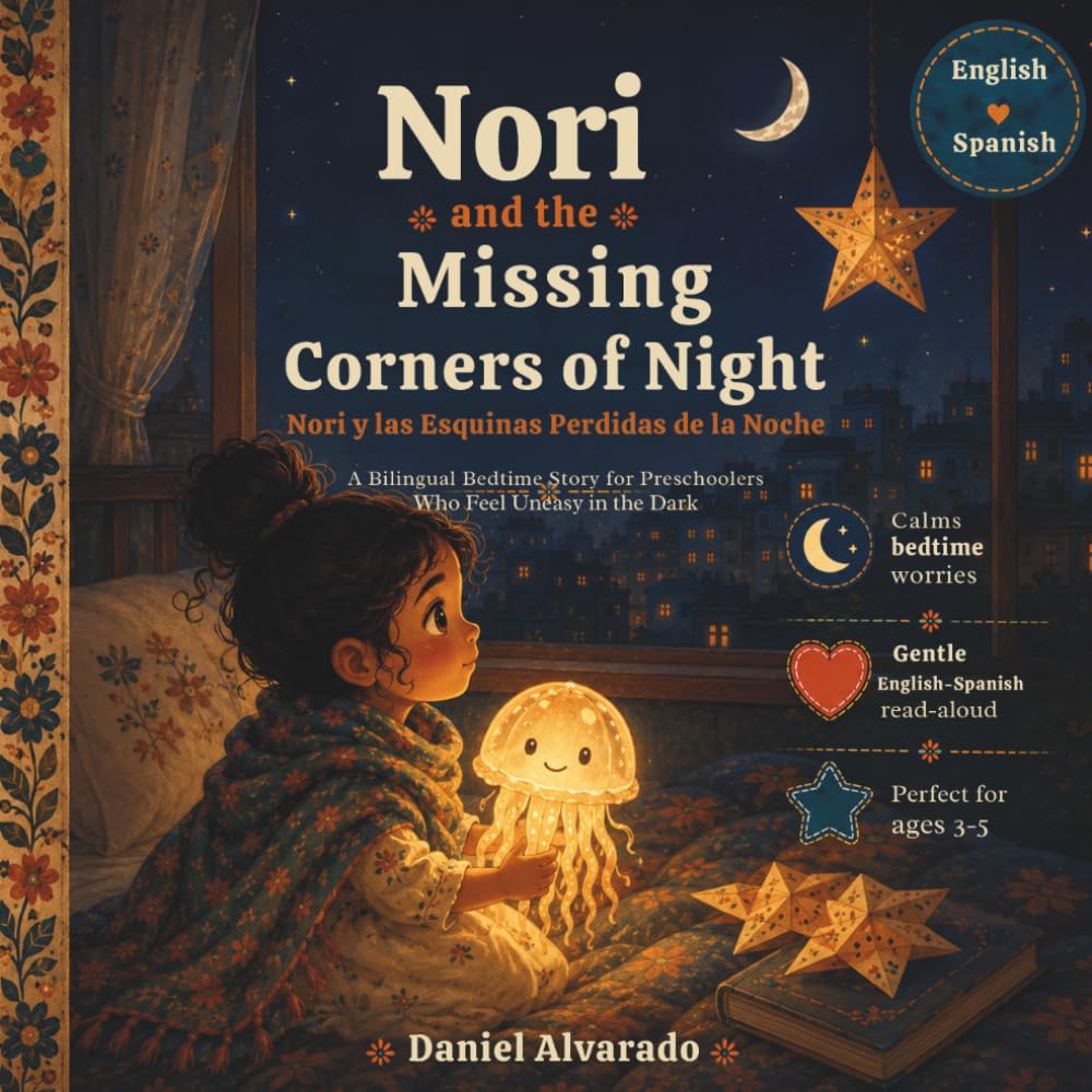 Nori and the Missing Corners of Night - Nori y las Esquinas Perdidas de la Noche: A Bilingual Bedtime Story for Preschoolers Who Feel Uneasy in the ... Calm Bedtime Routines (THE GENTLE GOOD NIGHT)