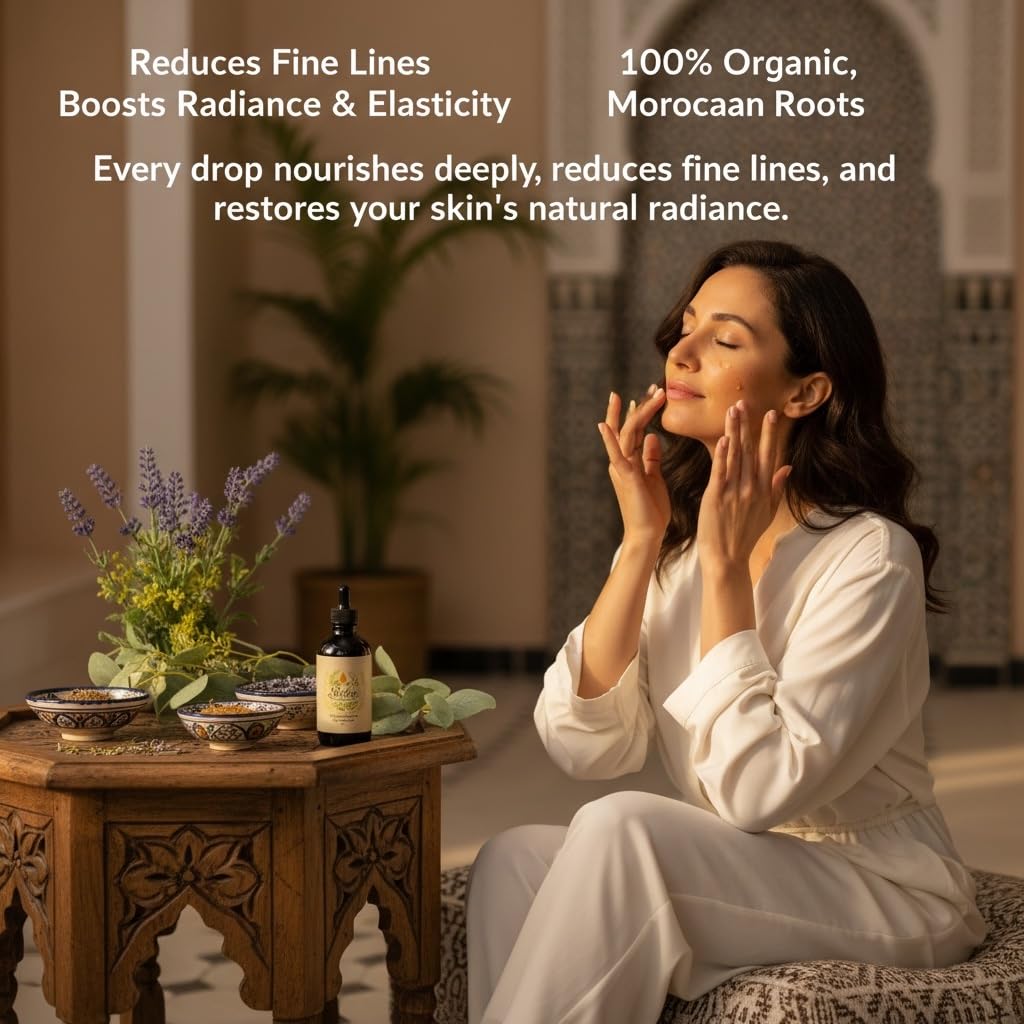 Roots Of Youth - Anti-Aging Facial Oil for Radiant Skin, Organic Hydrating Face Oil with Rosehip, Jojoba & Prickly Pear, Lightweight Botanical Glow Oil for All Skin Types (2 Fl Oz)