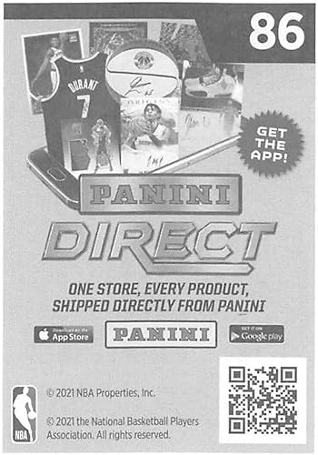 Miniatura 2 de 2020-21 Panini Stickers #86 James Wiseman / 2nd Overall Rookie Sticker Official NBA Basketball Album Sticker Measuring 2.75 inch tall X 2 inches