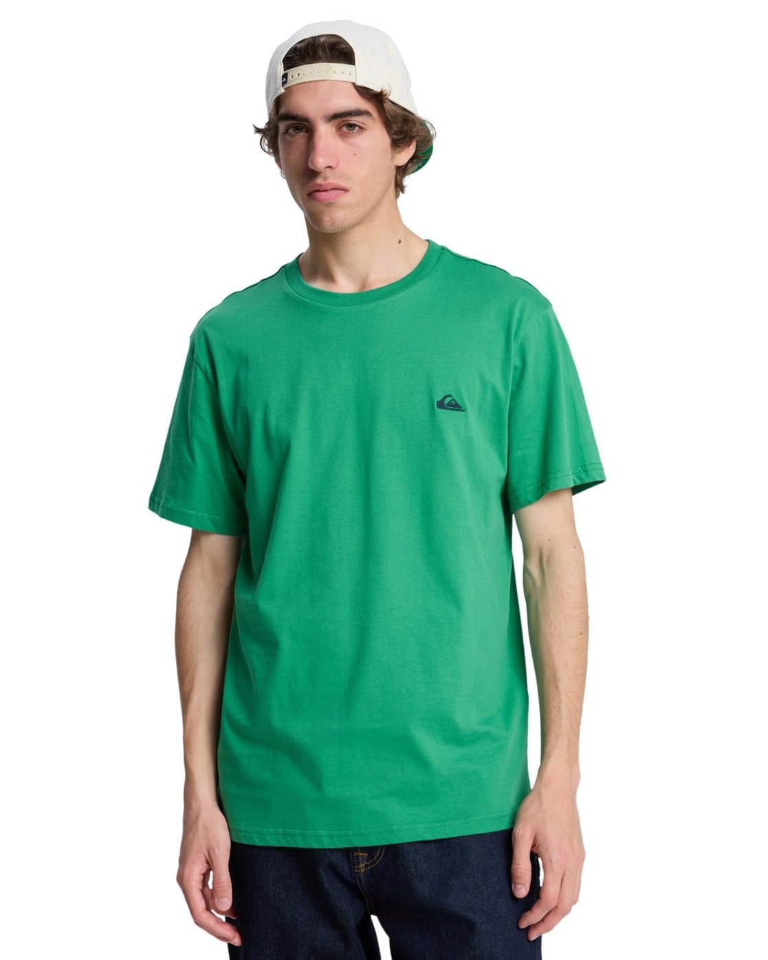 Quiksilver Short Sleeve T-Shirt Basic SS TEE Young Men Mens Green