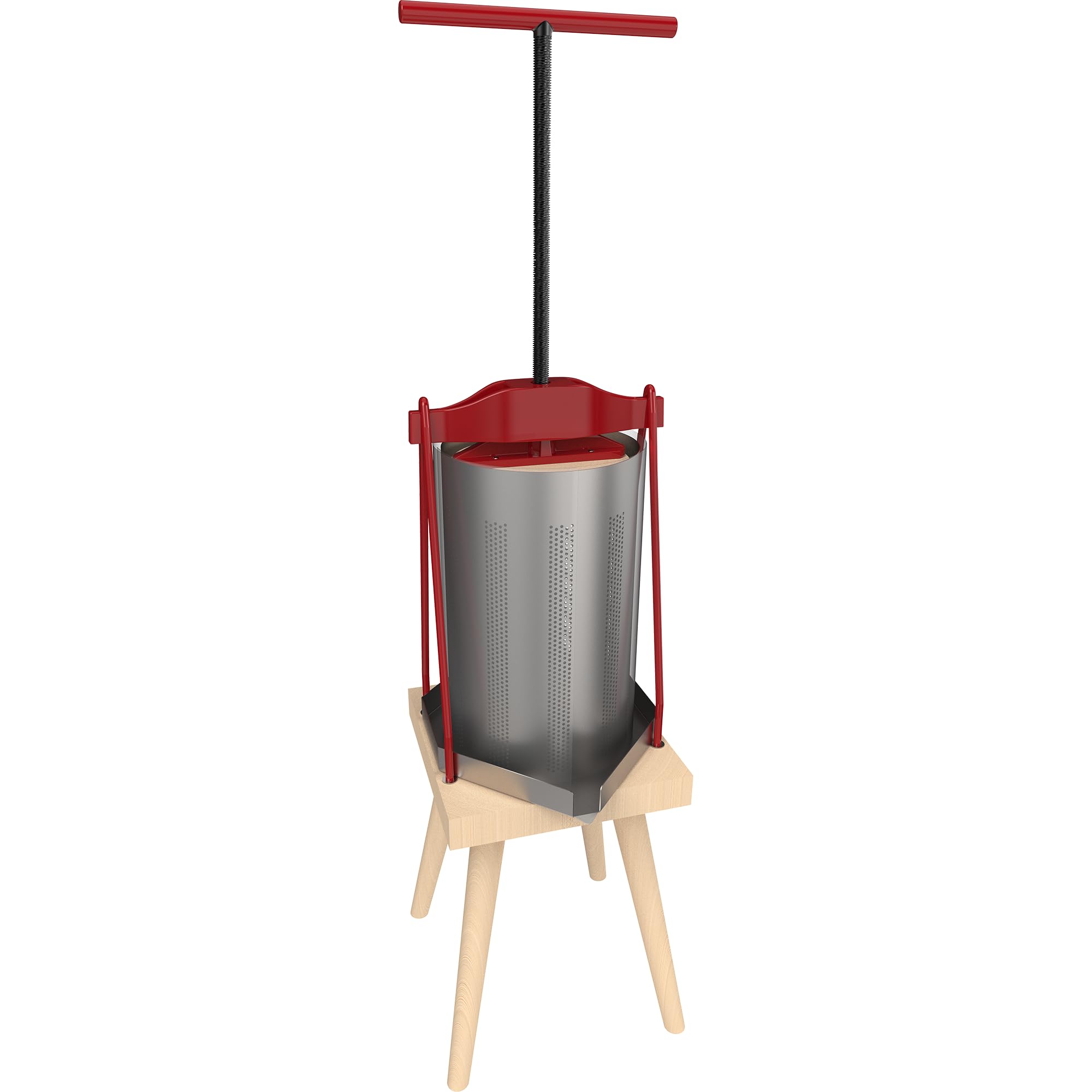 Browin 10L Obstpresse 810111 | XXL Weinpresse aus Stahl Edelstahlkorb Fruchtpresse | Saftpresse Beerenpresse mit Metallkorb Browin 10L Obstpresse 810111 | XXL Weinpresse aus Stahl Edelstahlkorb Fruchtpresse | Saftpresse Beerenpresse mit Metallkorb