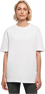 Build Your Brand Damen T-Shirt Ladies Oversized Boyfriend Tee, lässiges T-Shirt für Frauen in Oversized Optik, Baumwolle, Größen XS - 5XL
