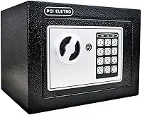 Cofre Digital Eletrônico Segurança Premium Senha ou Chave Travas Seguro 3kg