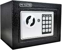Cofre Digital Eletrônico Segurança Premium Senha ou Chave Travas Seguro 3kg