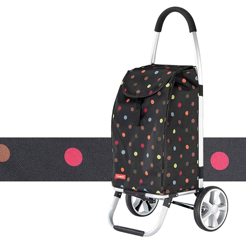Handtrucker Einkaufswagen Einkaufswagen, Treppenkletternwagen, Faltende Tragbare Warenkorb, Gepäckwagen, Haushaltswagen, Faltbare Einkaufswagen Starke Und Verschleißfeste Wagen/a