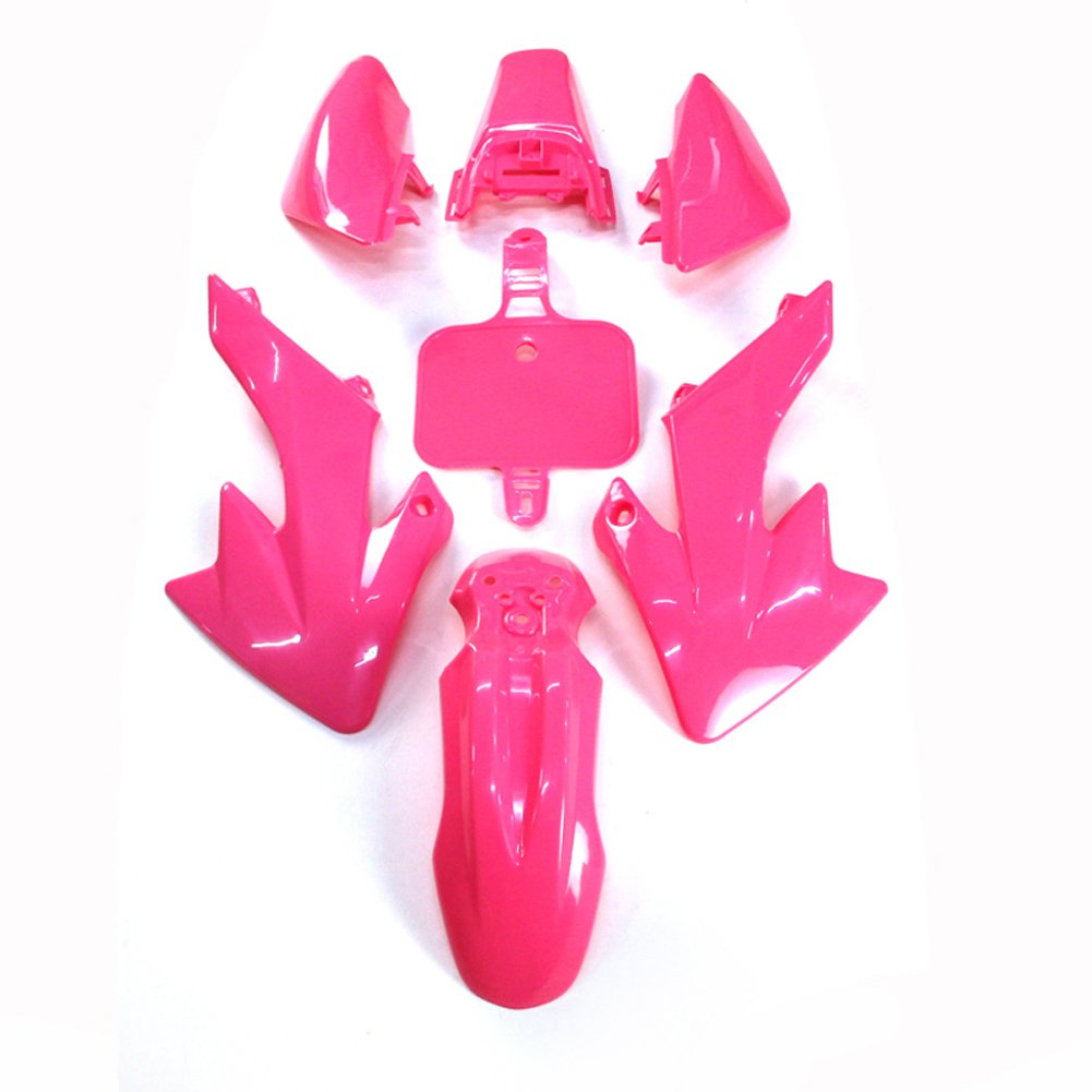 Buqpow Kit Plastique CRF50 Pit Bike Pièces Carénages Garde