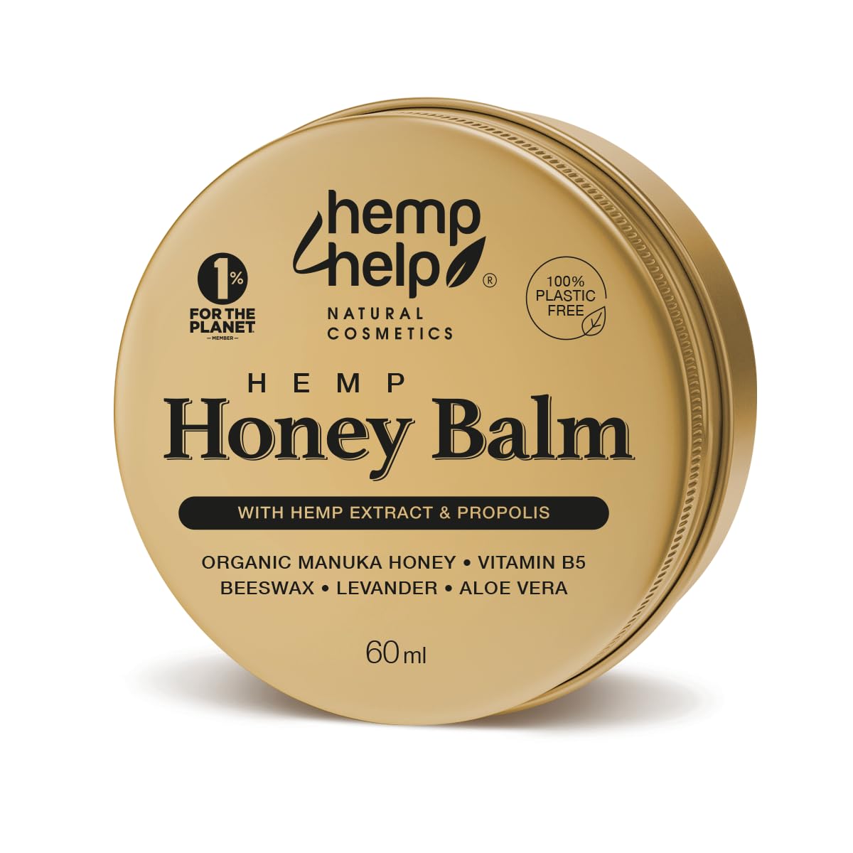 Skin Balm – Soothes Dry, Cracked Skin, Eczema, Psoriasis – Dermatologist-Recommended, Eco-Friendly, Plastic-Free Packaging, Cruelty-Free - 60ml