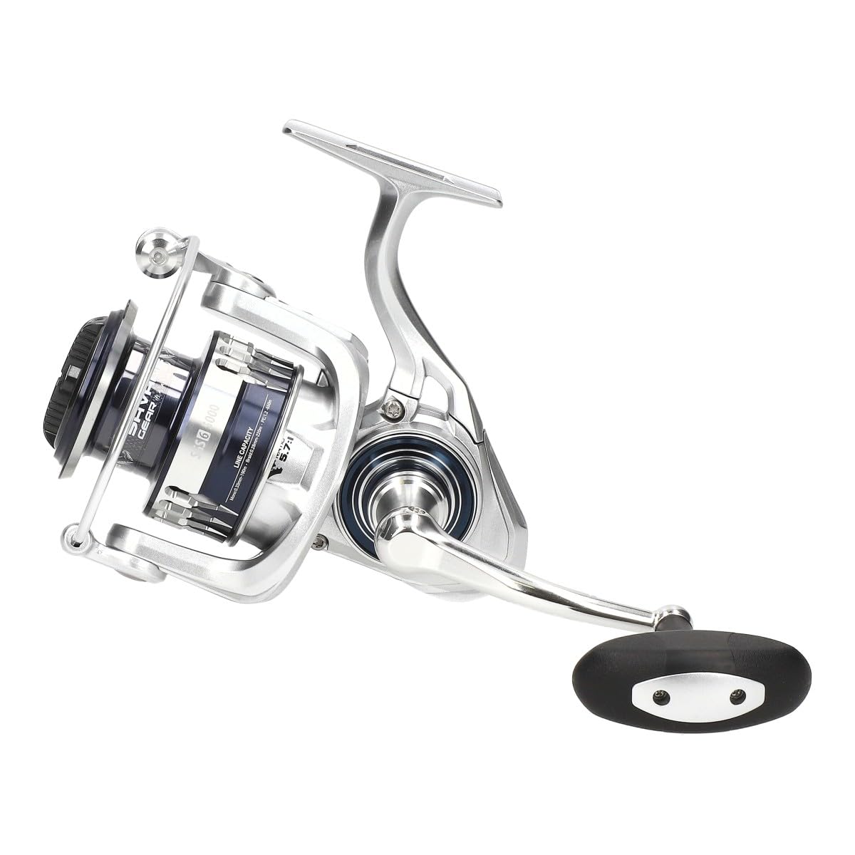 SGS Salzwassercombo Medium 3,05 m 30–100 g mit 5000 FD Spinnrolle | 2-teilig, Shore Jigging, salzwasserfest, für Küsten- und Meeresangeln