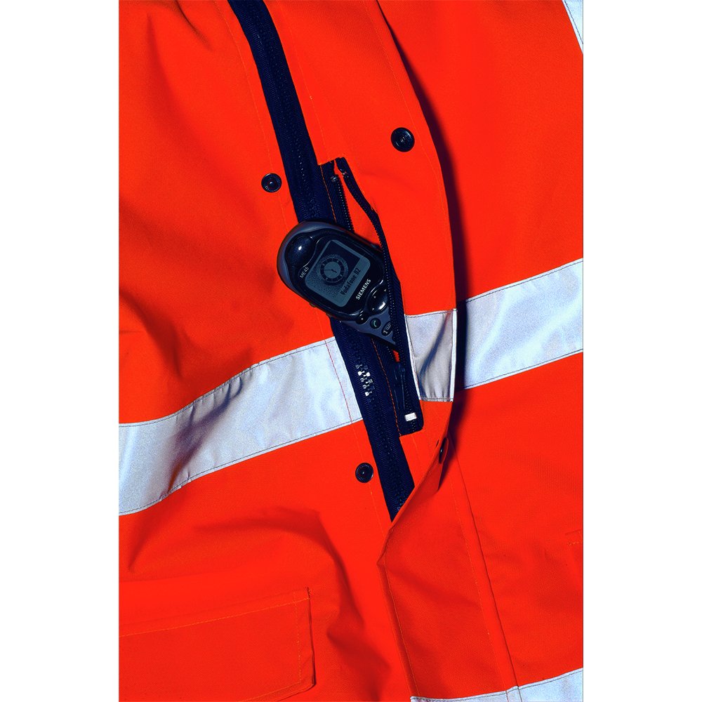 Planam Parka "Ochrona ostrzegawcza" rozmiar S w kolorze pomarańczowym Uniseks Ochrona ostrzegawcza (1 w zestawie)