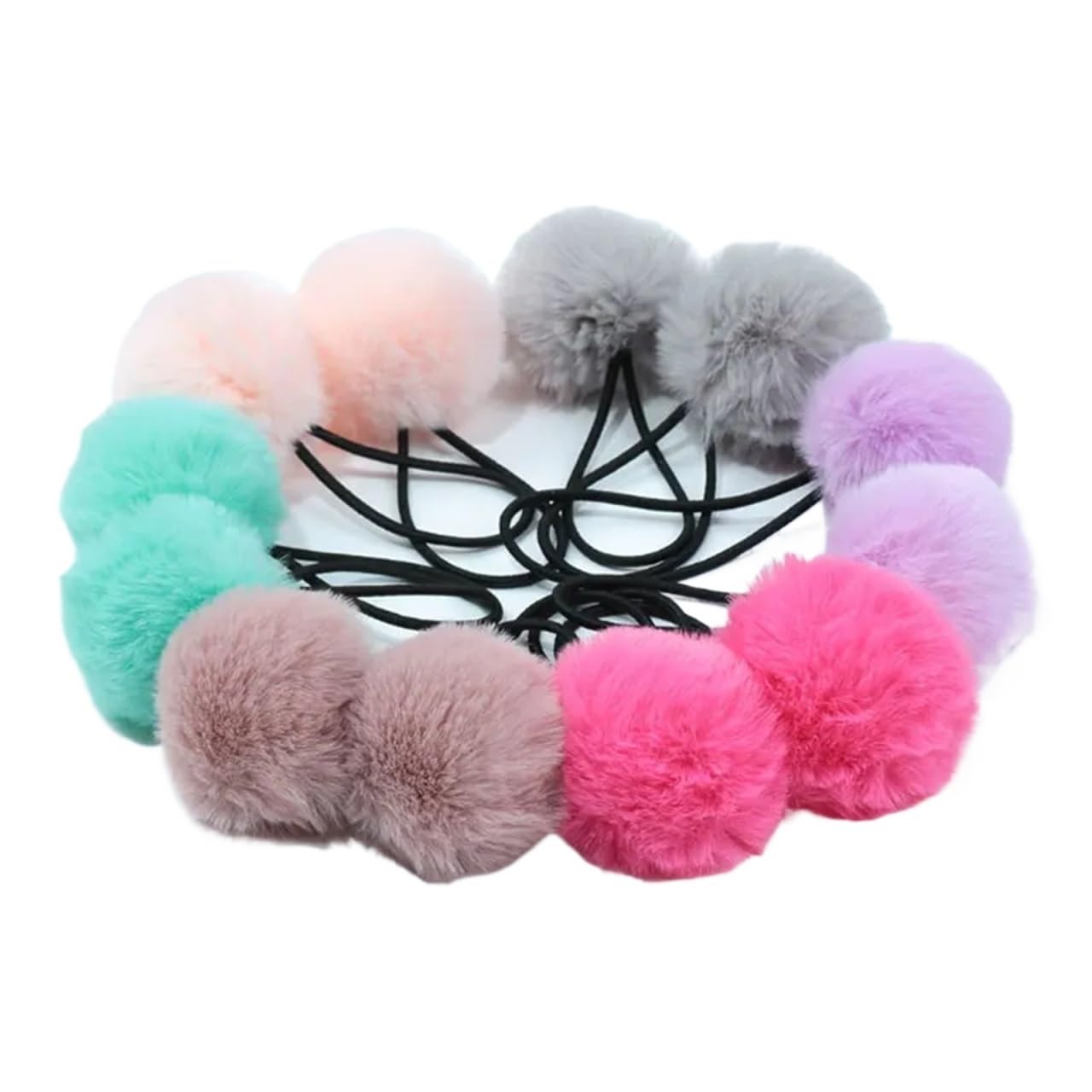 100 gomas elásticas para el pelo (E)
