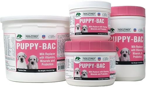 Miniatura 2 de Dogzymes Puppy-Bac - Reemplazo de leche formulado con las proporciones adecuadas de proteínas, grasas y nutrientes para cachorros en crecimiento