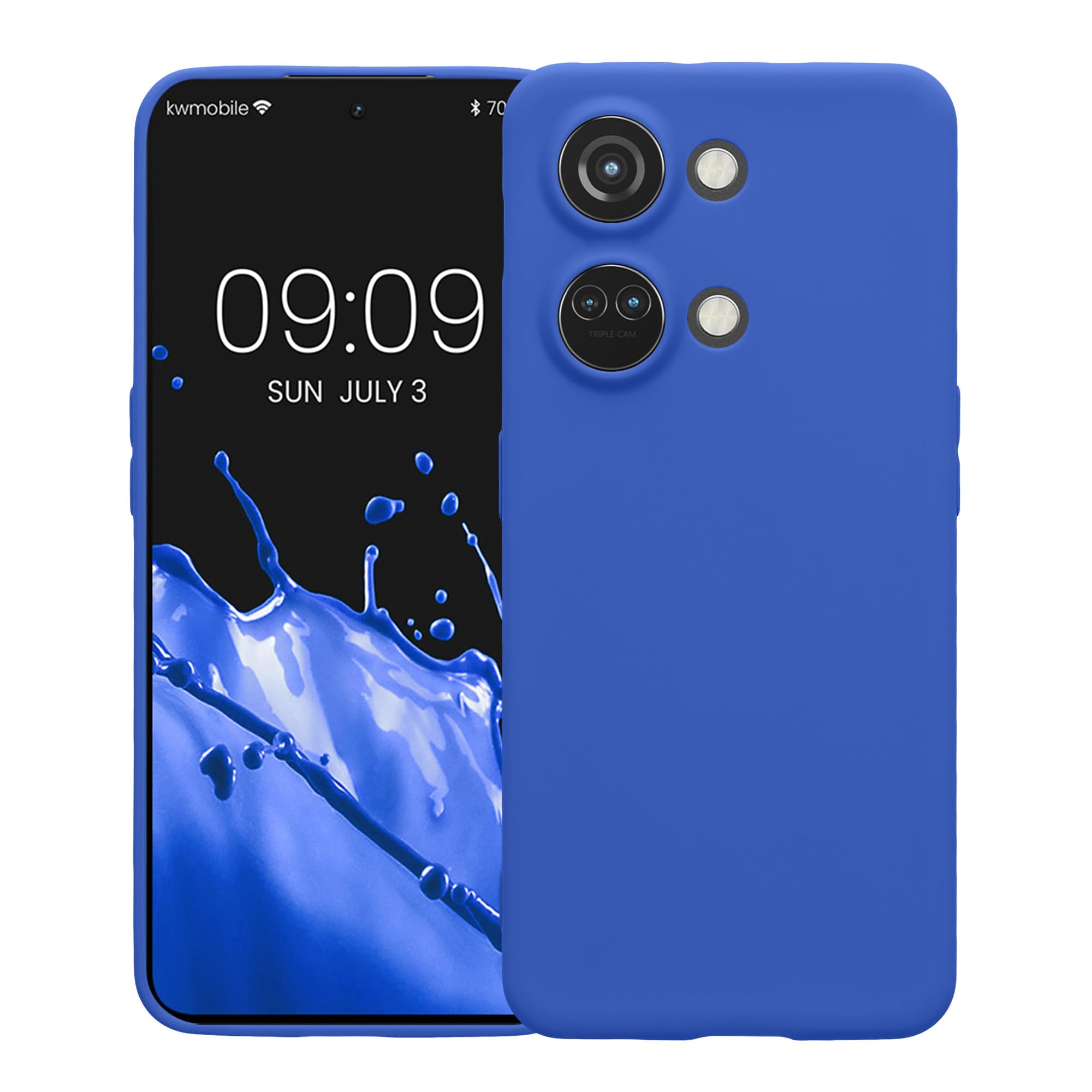 kwmobile Custodia Compatibile con OnePlus Nord 4 5G Cover - Back Case per Smartphone in Silicone TPU - Protezione Gommata - ardesia scuro kwmobile Custodia Compatibile con OnePlus Nord 4 5G Cover - Back Case per Smartphone in Silicone TPU - Protezione Gommata - ardesia scuro