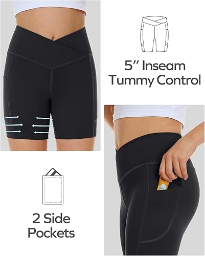 Miniatura 3 de Ewedoos Pantalones cortos de voleibol para niñas y adolescentes, pantalones cortos de baile, pantalones cortos de gimnasia atlética, pantalones