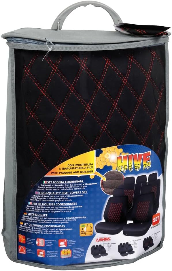 Lampa 54684 Hive Lining Set, Black/Red