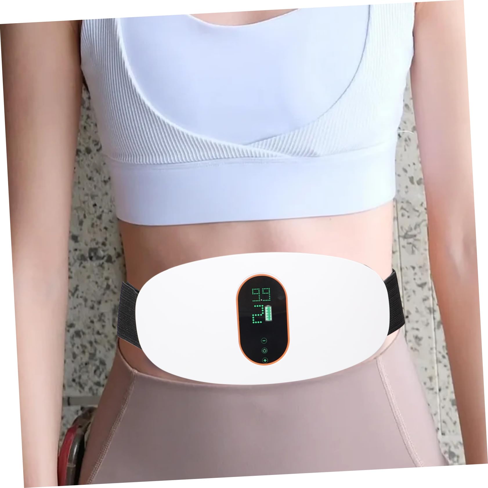 minkissy Ceinture Amincissante Électrique de Massage Abdominal Portable Masseur de Vibrante pour Perdre Graisse Du Ventre et Tonifier Corps