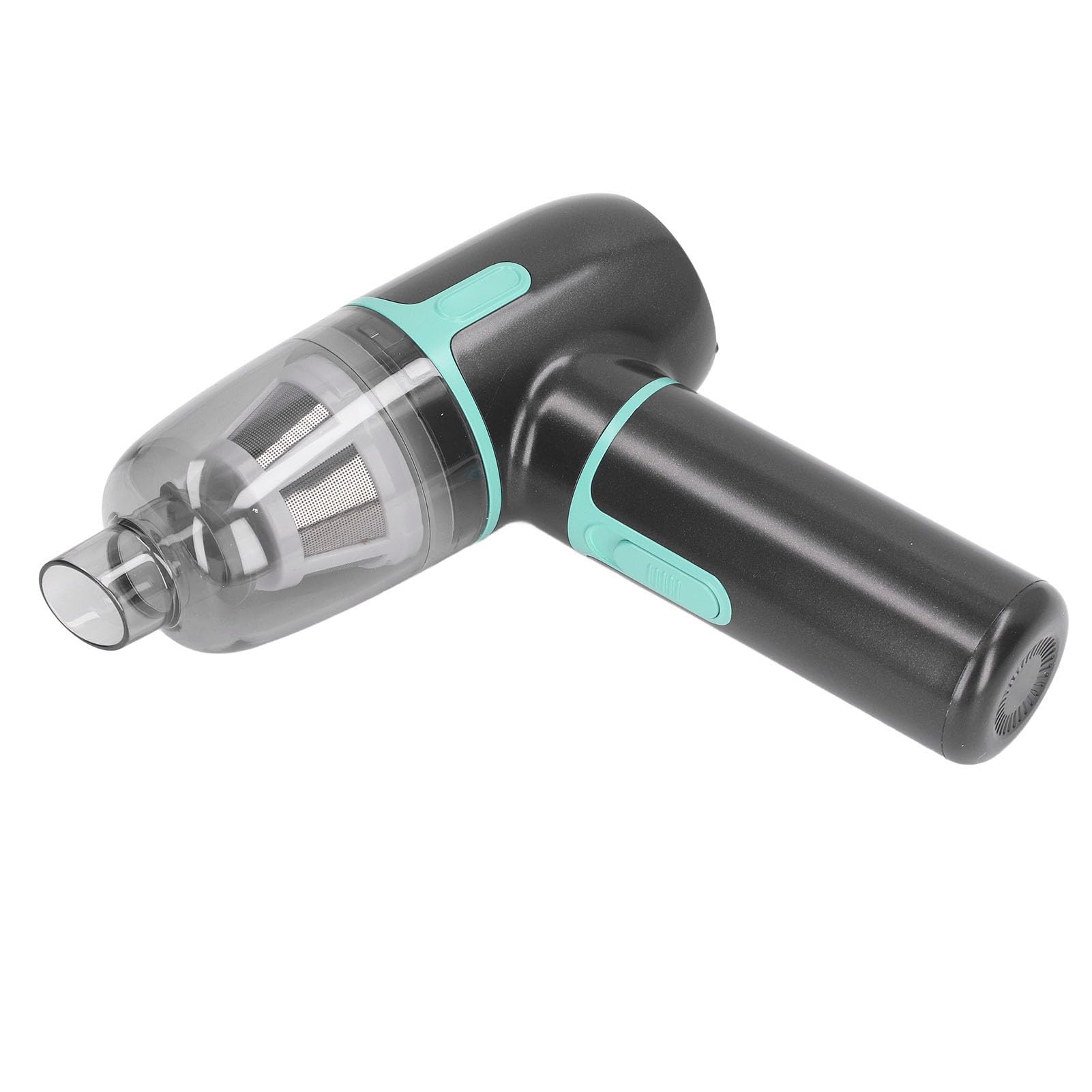 Aspiradora de Mano, Aspiradora de Mano Inalámbrica 90W 18500Pa 3 Engranajes con Filtro HEPA Luz LED, Plumero de Aire de PC ABS para Limpieza de Coche, Hogar y Oficina