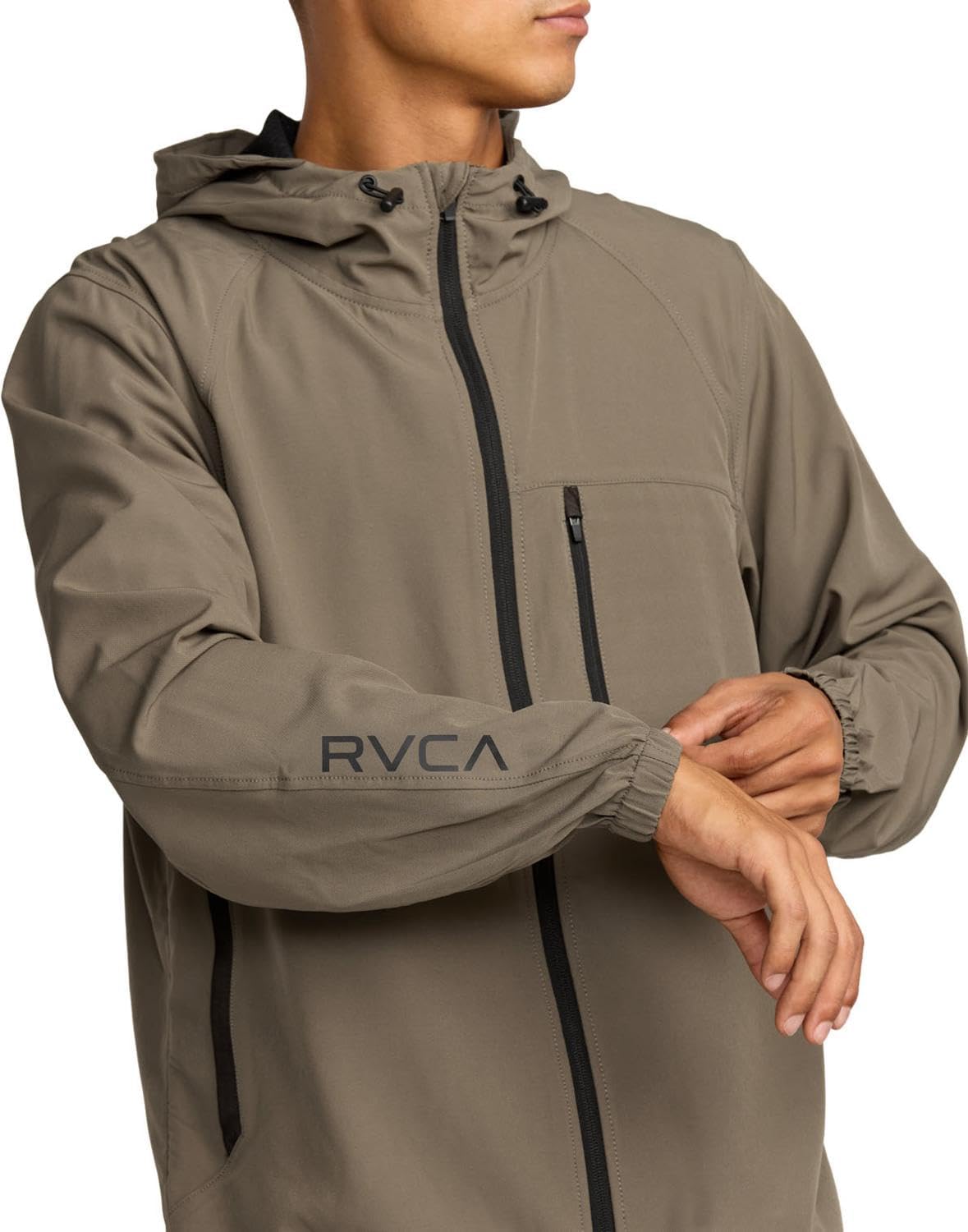 RVCA Men's Sport Yogger II 4-Way Stretch Windbreaker Jacket