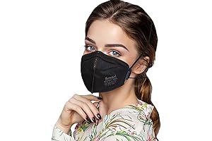 NIOSH N95 Black White Face Masks