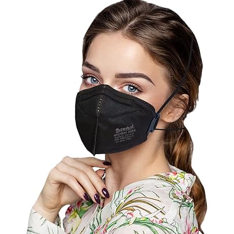 NIOSH N95 Black White Face Masks