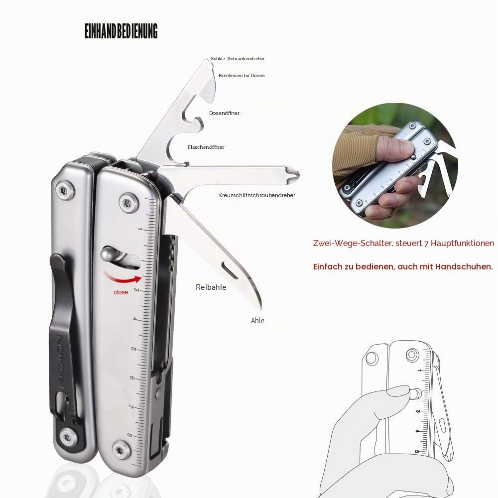 ROXON S803E Elite - Update D2 Messer Multitool Zange