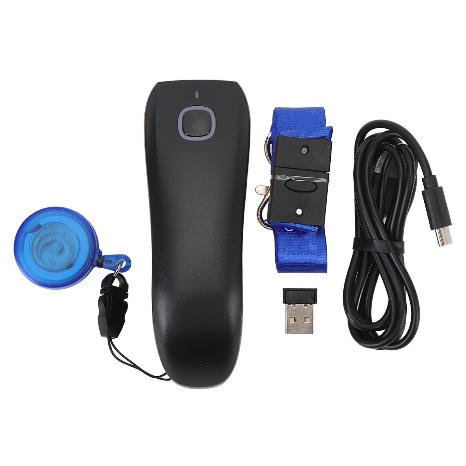 Generic Lettore di Codici a Barre Portatile Automatico Scanner di Codici a Barre 1D Wireless per Librerie, Farmacie e Boutique di Moda ABS