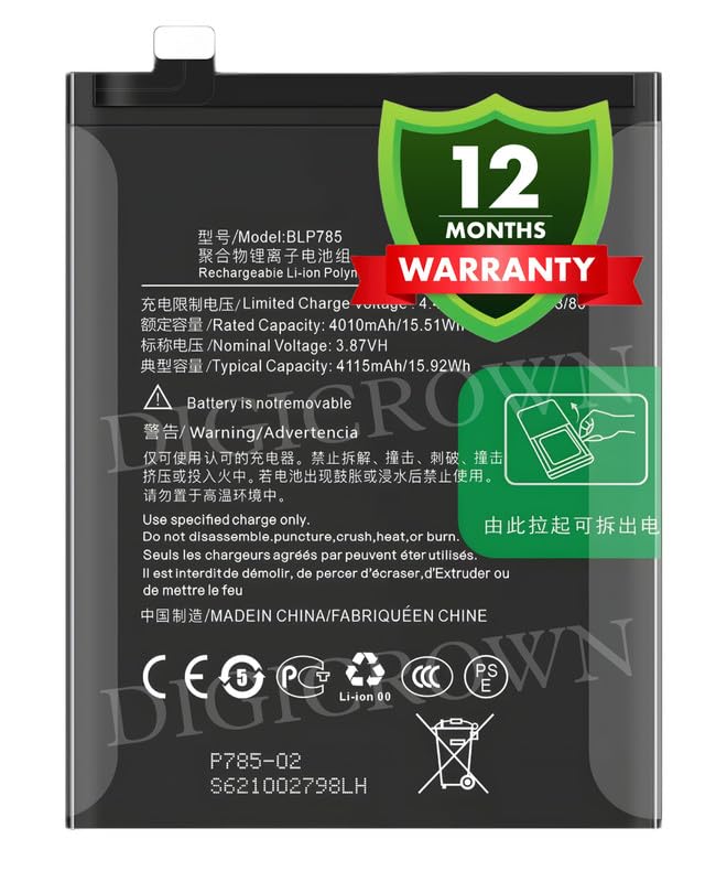 Image of Original BLP785 Battery Compatible for OnePlus Nord - (4115mAh) - 1 Year Warranty DF7