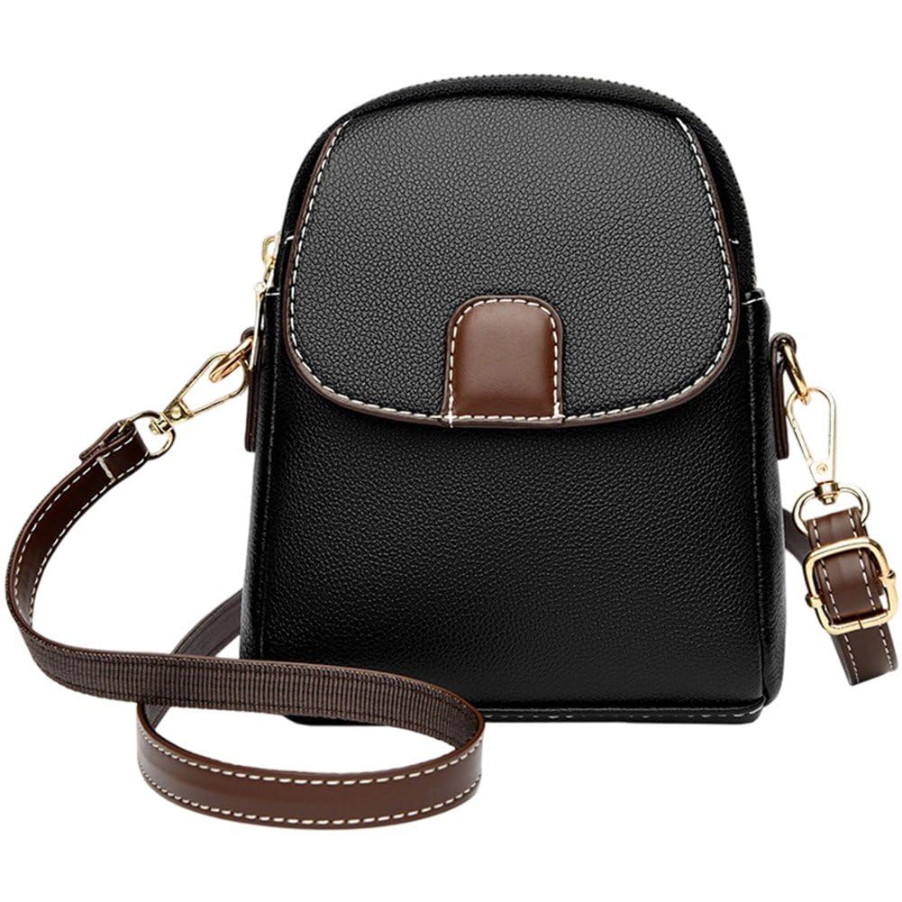 Sslvya Small Crossbody Bags for Women Leather Shoulder Bag Stylish Ladies Cell Phone Bags Purse and Handbags Wallet