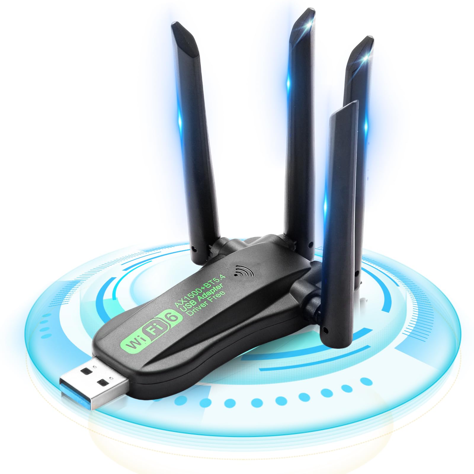 WIFI6 Bluetooth5.4 USB無線lan子機 Bluetoothアダプタ ドングル