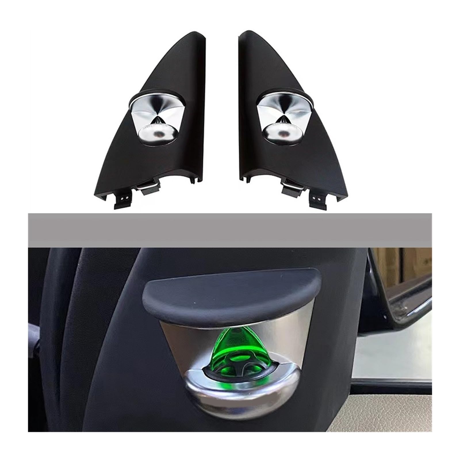 XCZPRKMXY 12 Color A-Pillar Hourglass Tweeter Synchronized Ambient Light Changes Color Compatible with Mercedes Benz GLE Coupe Class W292 2015-2018