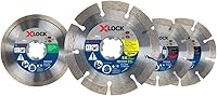 Vista 2 de Bosch DBX4541E Hoja de diamante de borde segmentado X-Lock Xtreme de 4-1/2 pulgadas