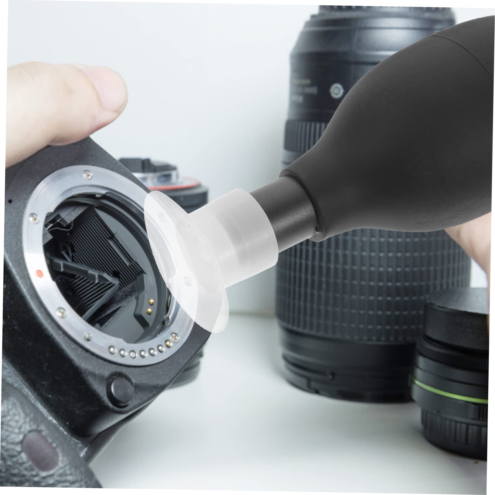 Mikikit 5pezzi Penna Per Pulizia Obiettivi Silicone Con Ventosa Per Riparazione e Manutenzione Di Lenti Utile Per Fotocamere Orologi Ed Elettronica Strumento Compatto e Leggero Per