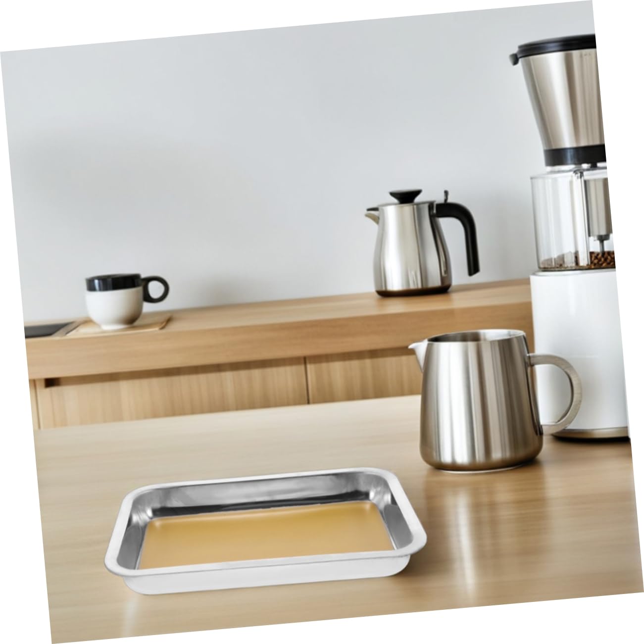 Vaschetta per Dissezione A4 in Acciaio Inox, Set 2 Pezzi