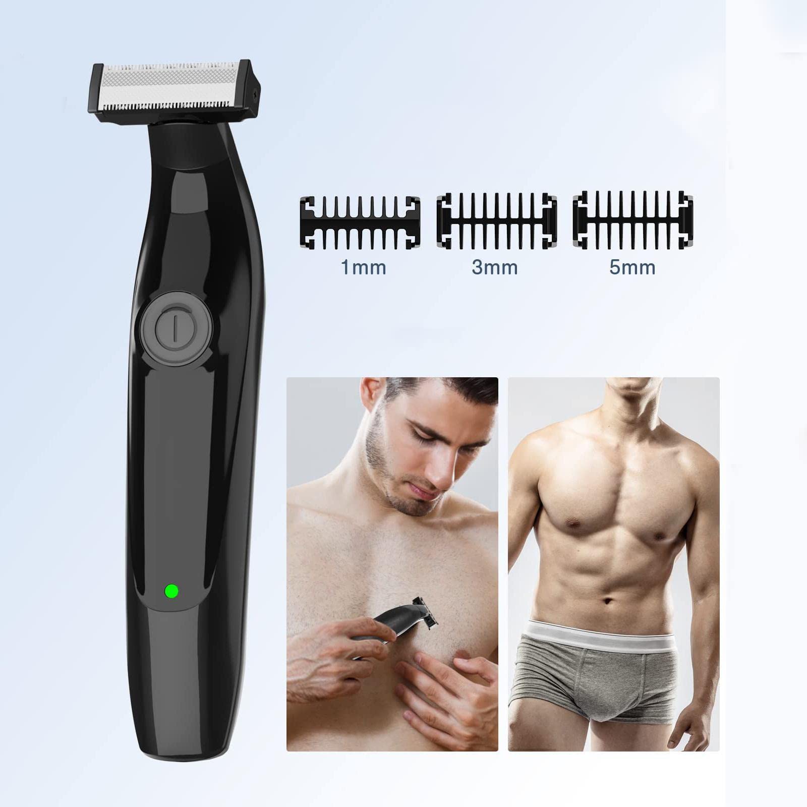 Amazon | ボディシェーバー メンズシェーバー 電動 L字カミソリ付き 20