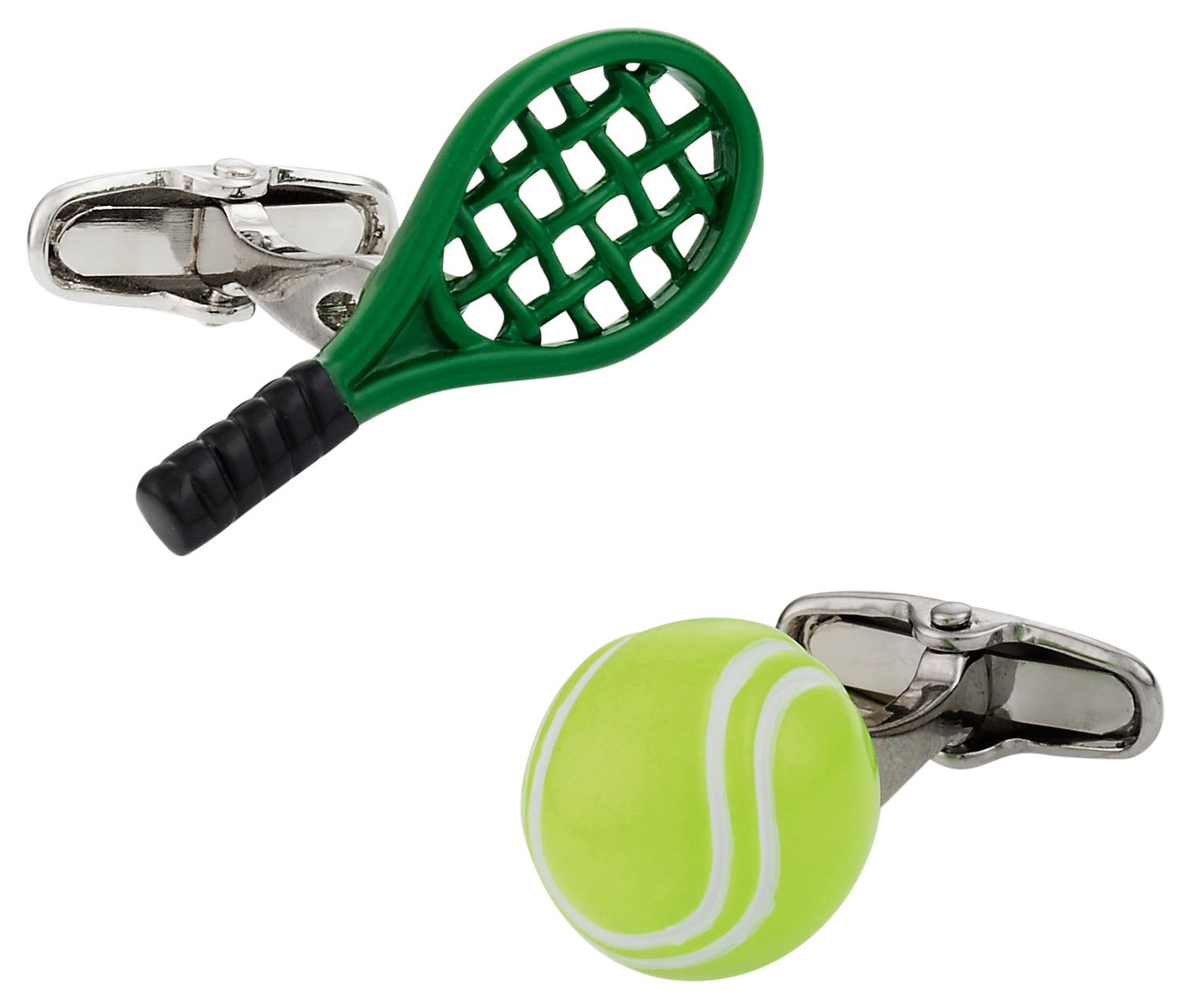 Cuff-Daddy Tennis Racquet & Ball Cufflinks-image-20