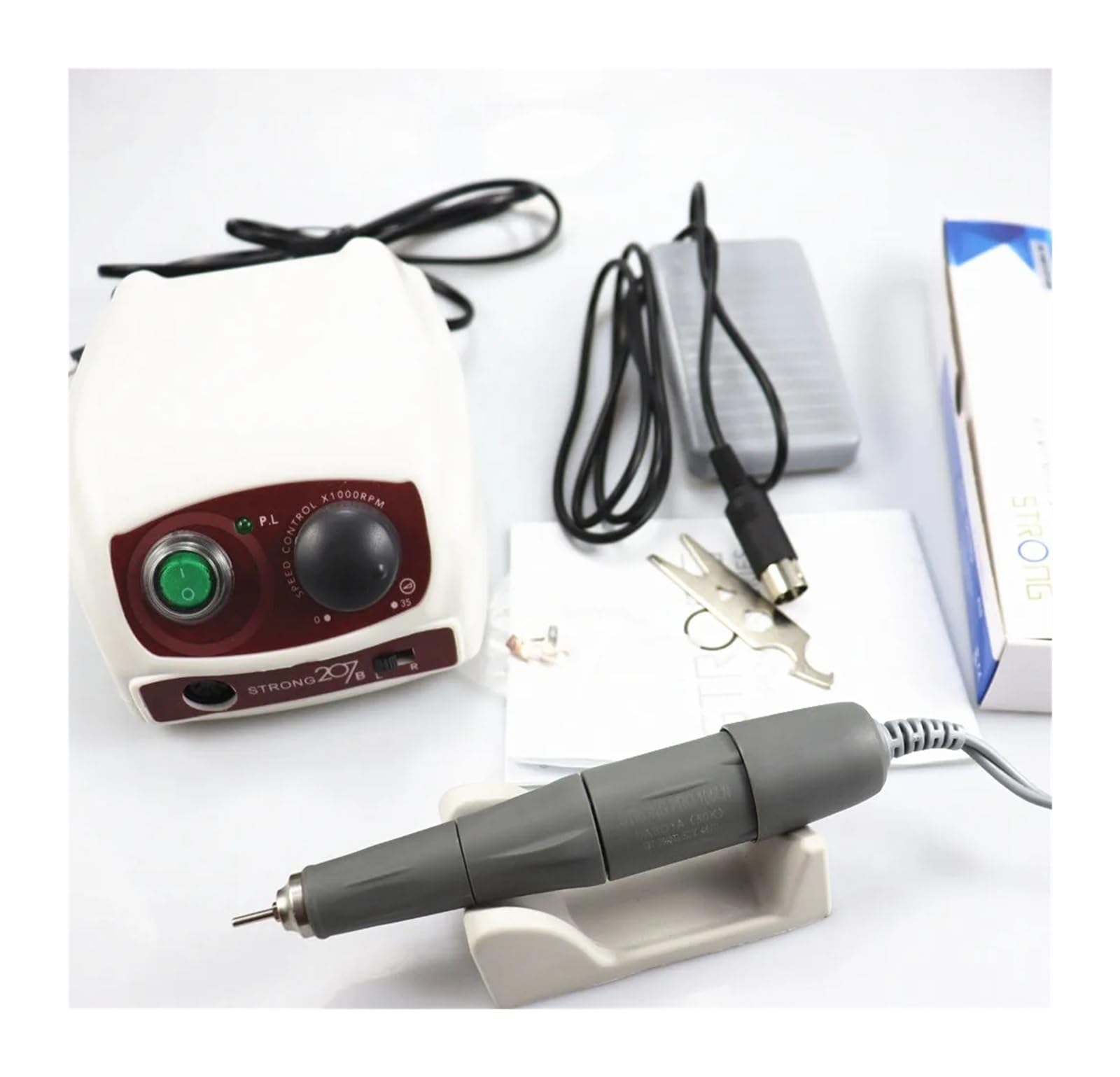 Amazon.co.jp: ネイルマシン 50000rpm 207B 210 電気ネイルドリル 65