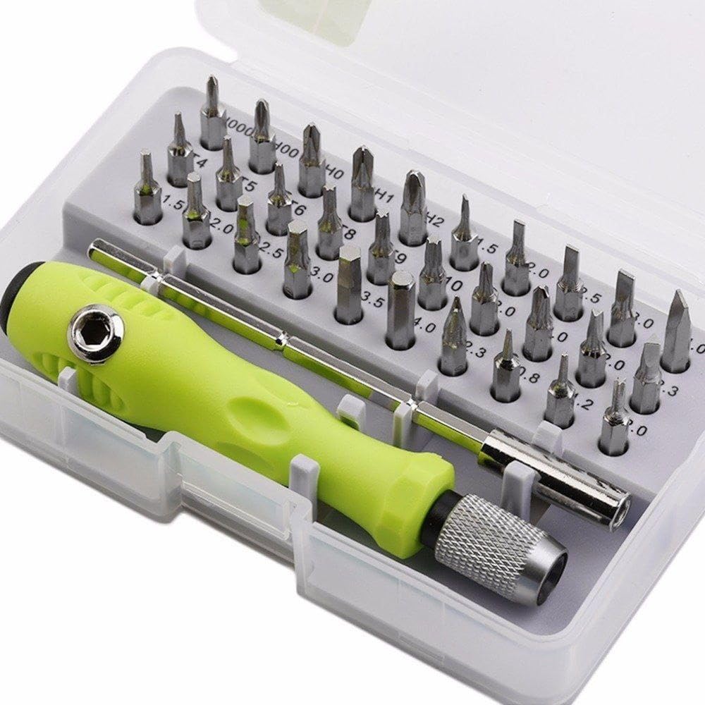 32 in 1 Precision Screwdriver Set with Magnetic Bits & Extension Rod | Mini Repair Tool Kit for Laptop, Mobile, Phone, Watch, Glasses, Electronics, PC, Camera & Home Appliance Repair-image-19