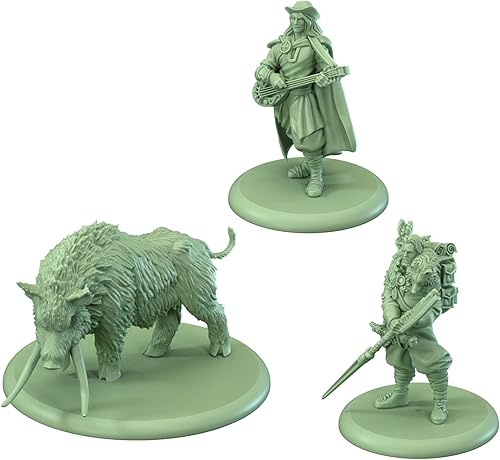 Miniatura 4 de CMON Juego de miniaturas de mesa A Song of Ice and Fire Free Folk Heroes III, Champions of The Wild North, juego de estrategia para adultos, mayores