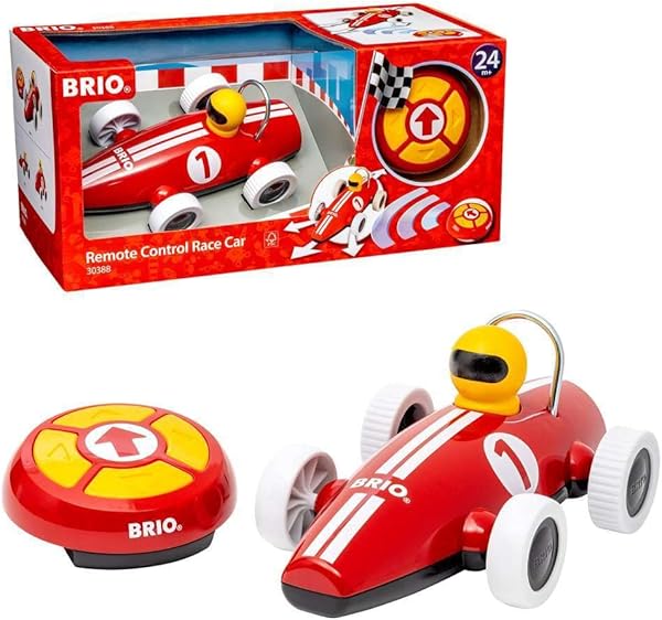 ブリオ R/C レーシングカー 30388 2歳からの木製おもちゃ