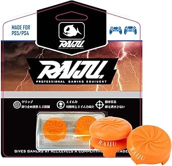 Amazon Ng オリジナル Ps4 Ps5コントローラー用 Fpsゲーム Rg 可動域アップ アシストキャップ 二個入り 簡易パッケージ Fpsアシストキャップ Analog Stick Joystick Controller Performance Thumb Grips For Ps4 Ps5 Highタイプ Lowタイプ オレンジ Fox Killer