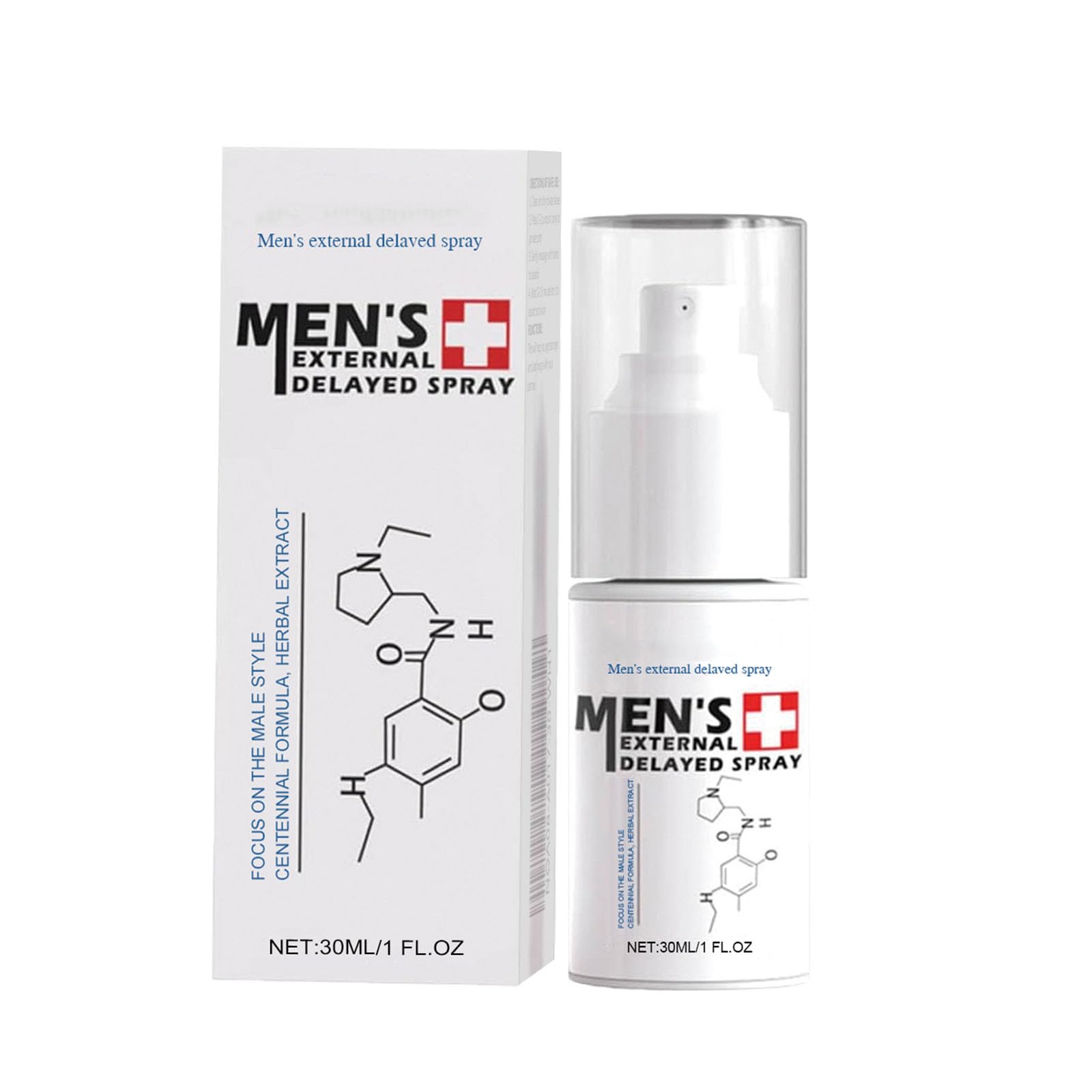 Men's Long Lasting Delay Stronger Spray, Men's External Delayed Spray, Dela-y Spra-y for Men, to Last Longer in Bed, Improve The Quality of Love and Make Her Love You More (1PC)